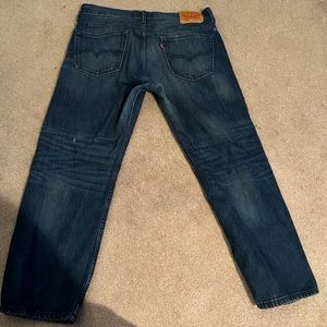 Levi 569 Distressed/ripped Blue jeans